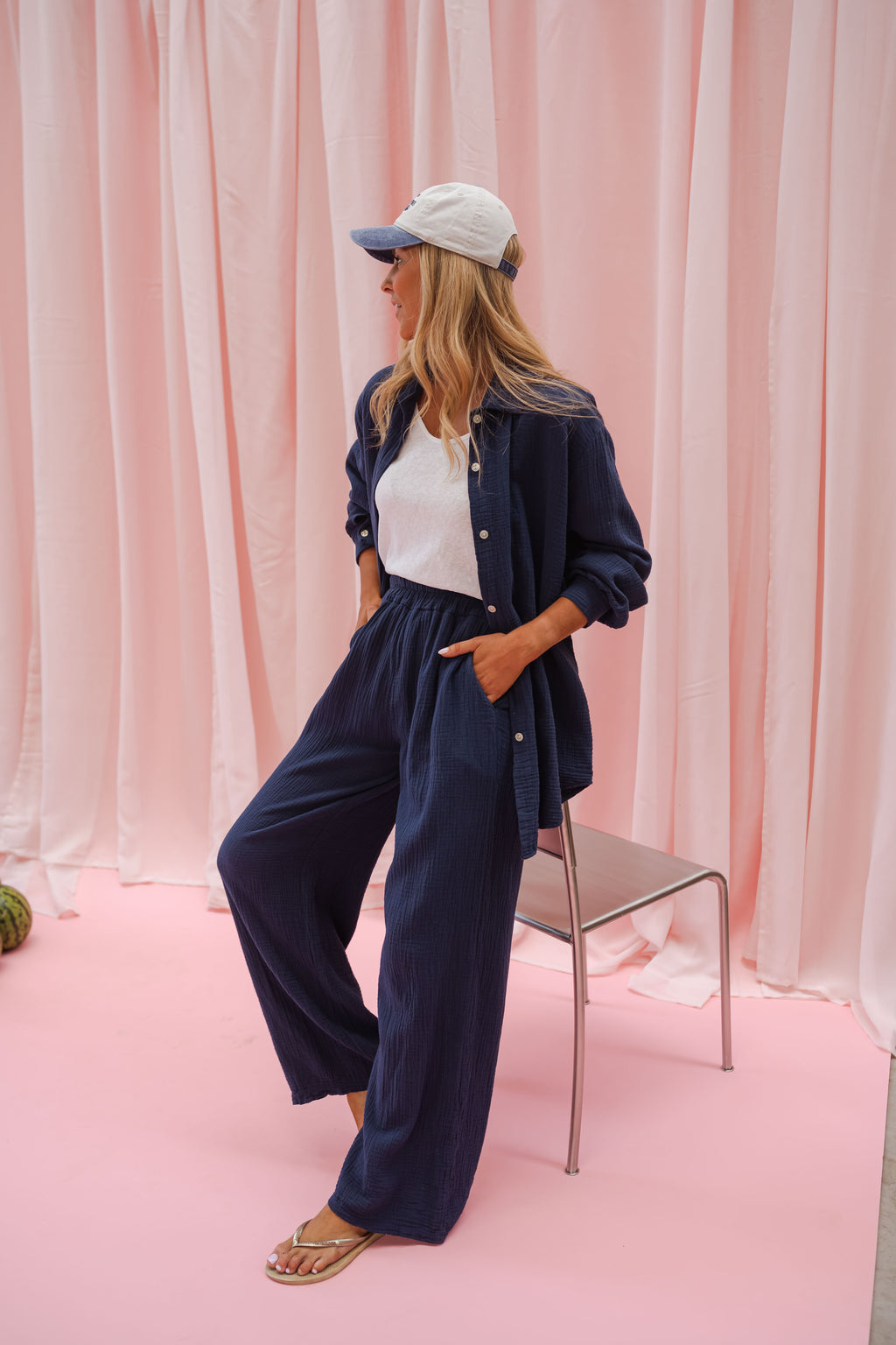 Pantalon Milly - bleu nuit