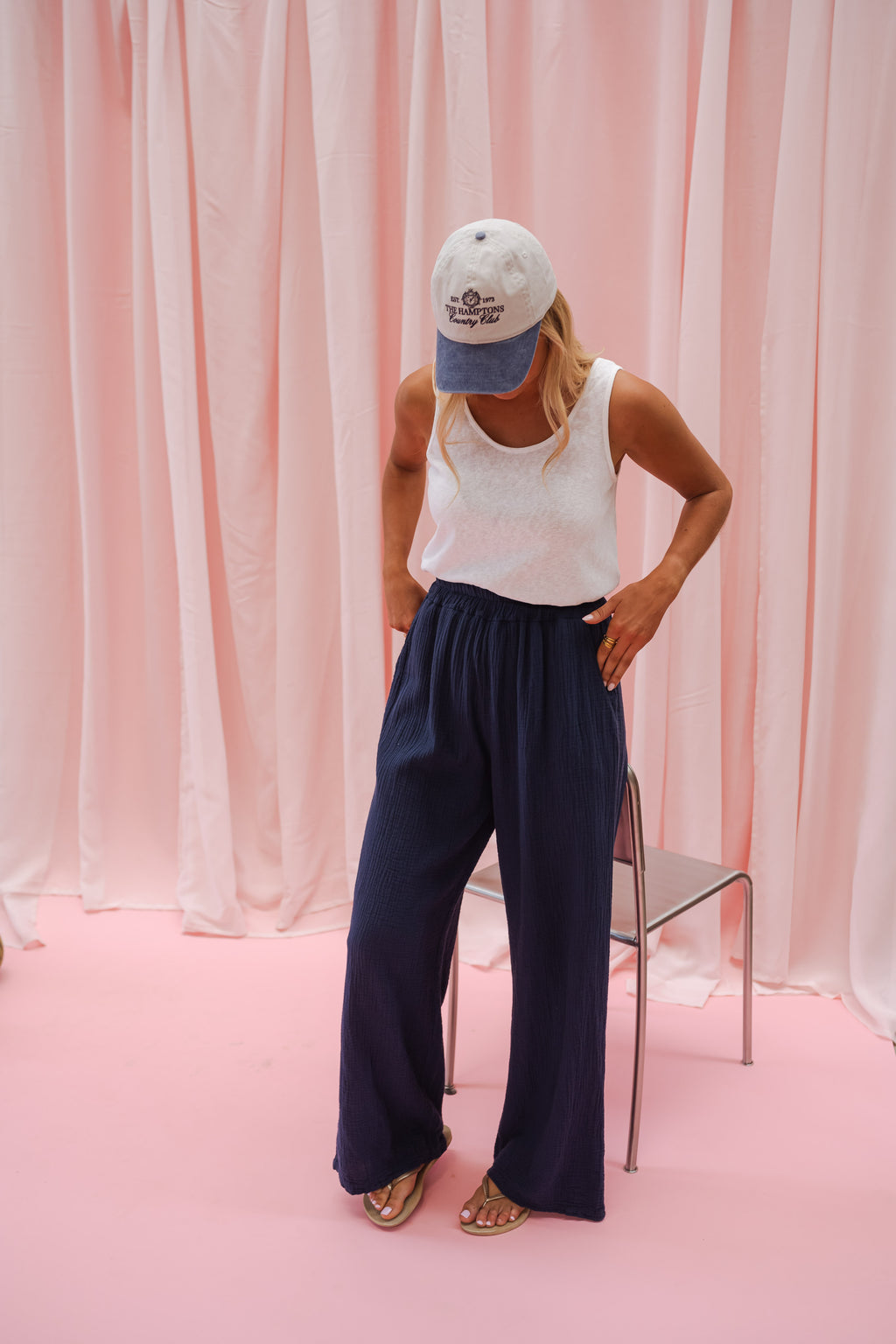 Pantalon Milly - bleu nuit