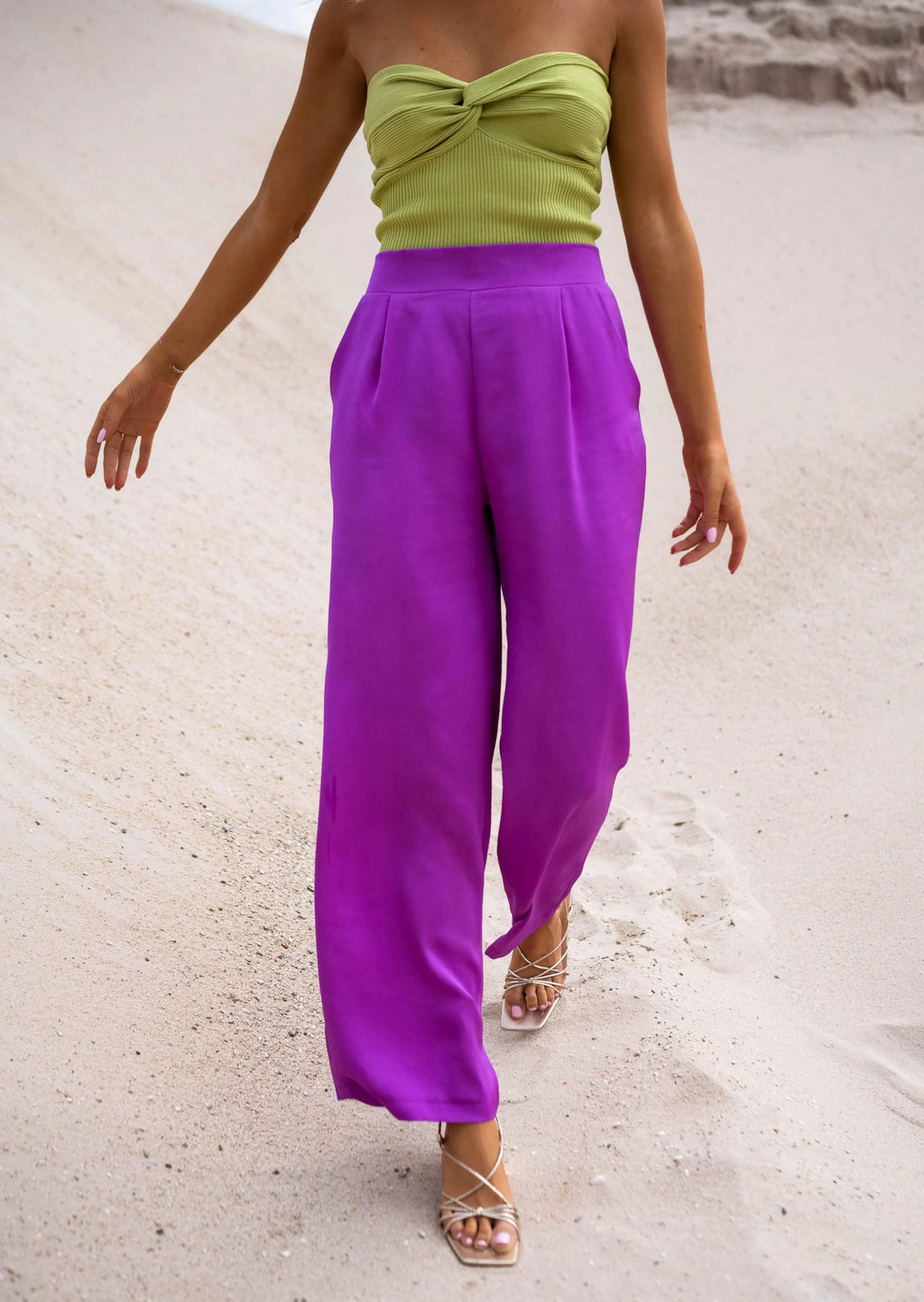 Pantalon Thaly - violet