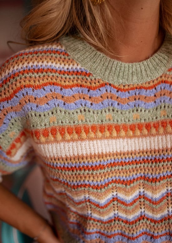 Sweater Beste - patterned