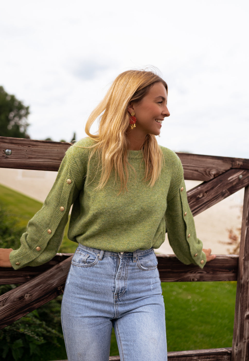 Carla sweater - Olive