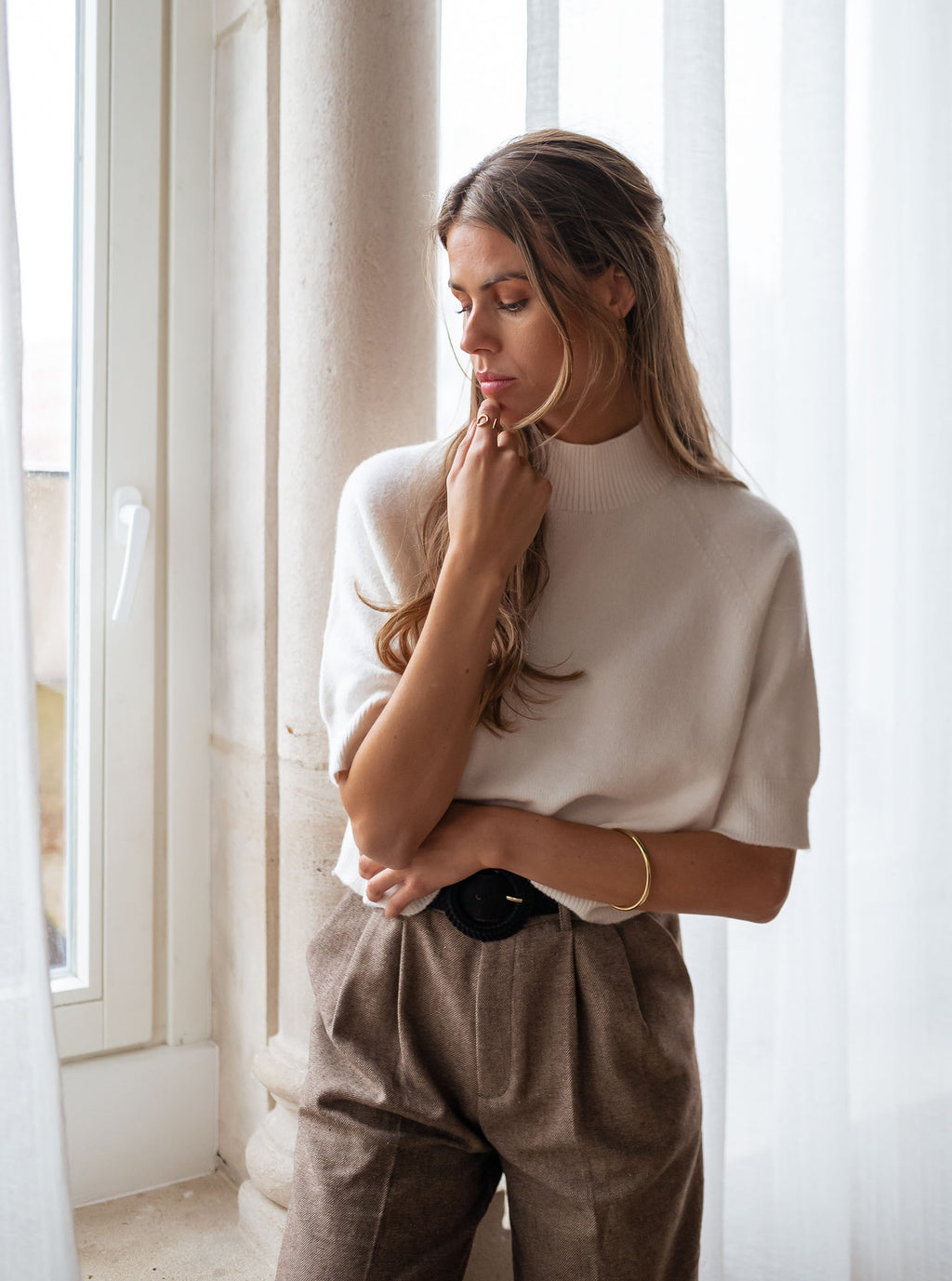 Clark Sweater - ecru