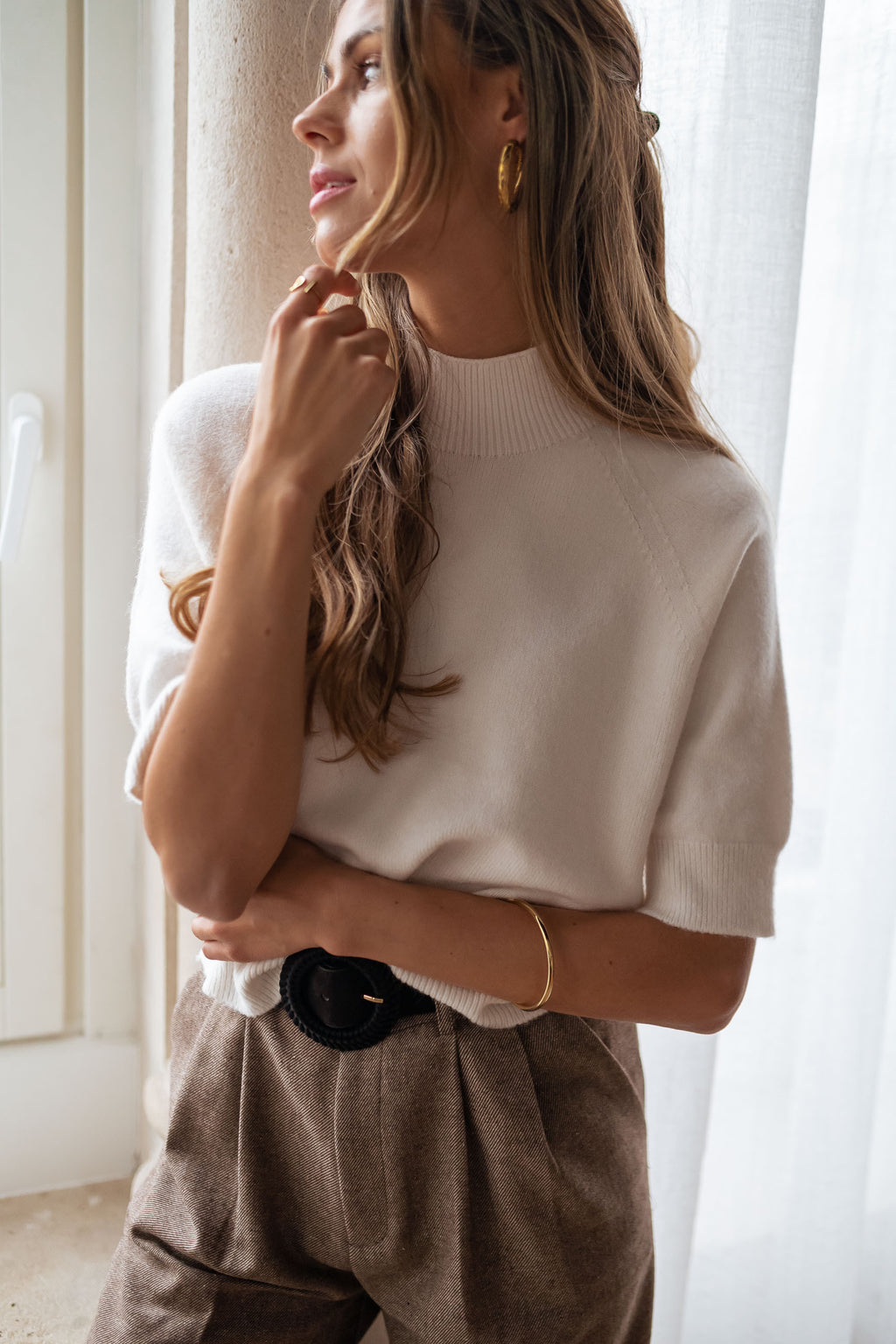 Clark Sweater - ecru