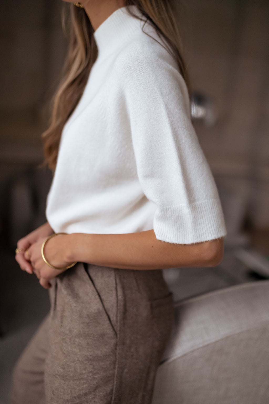Clark Sweater - ecru