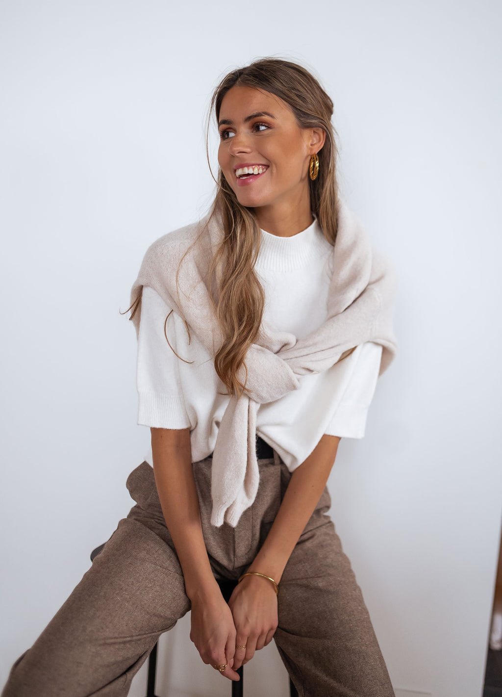 Clark Sweater - ecru