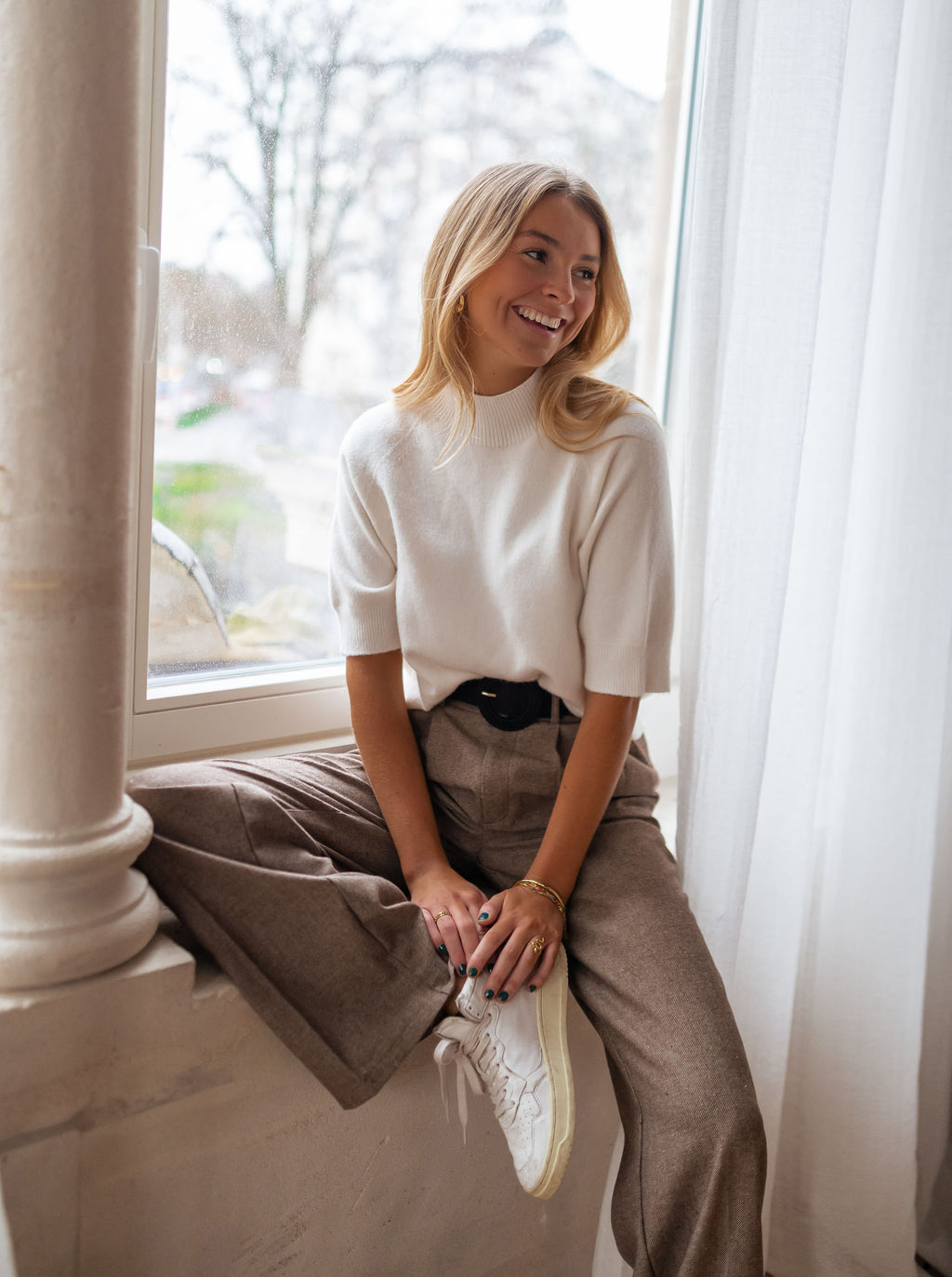 Clark Sweater - ecru