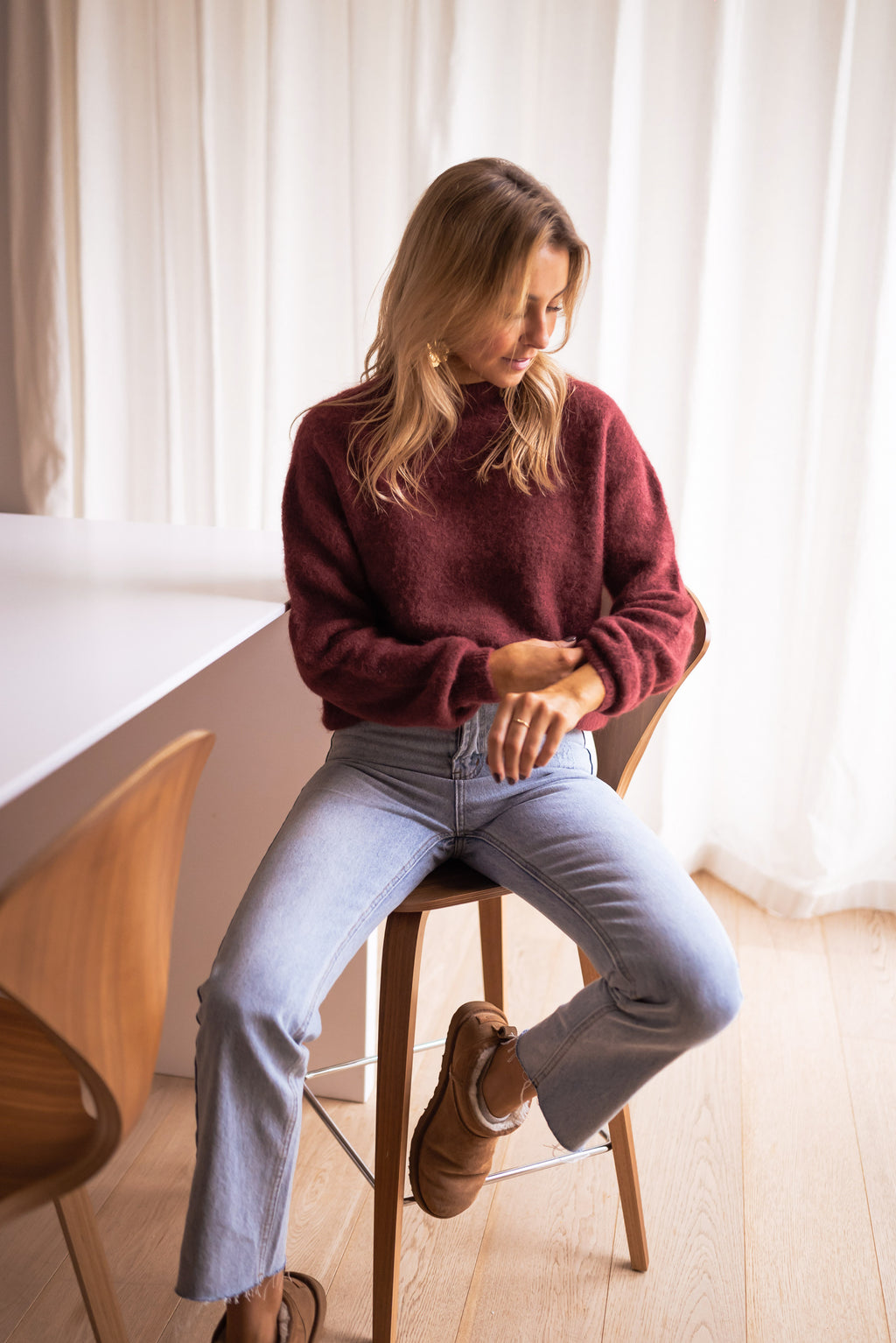 Sweater Delya - brick