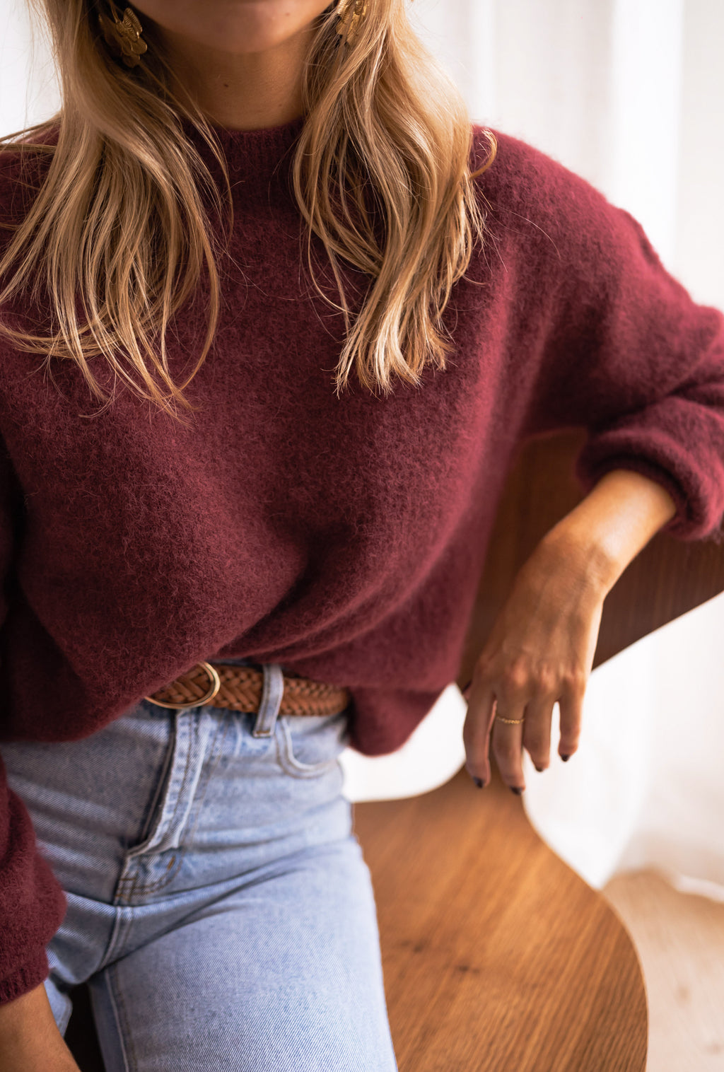 Sweater Delya - brick