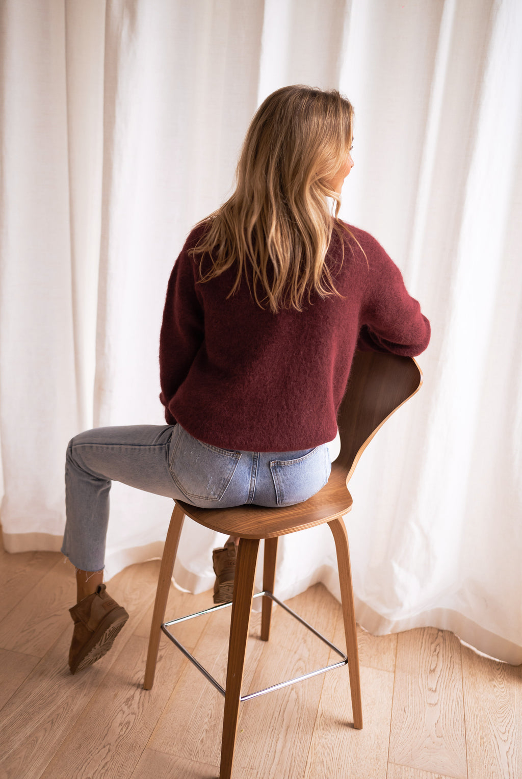 Sweater Delya - brick
