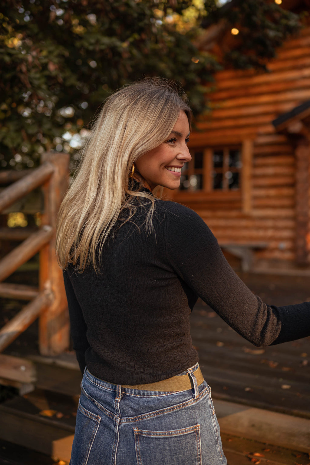 Thin sweater Dina - Black