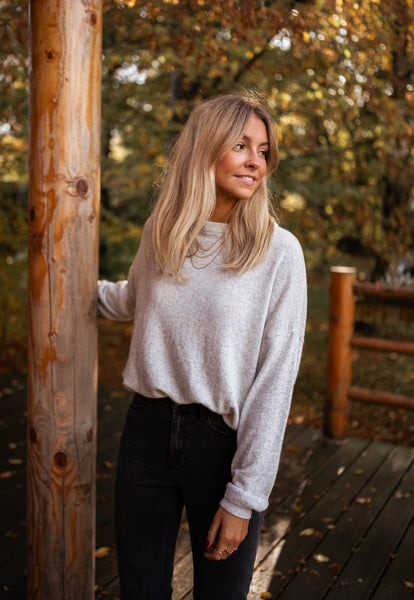 Pull Femme En Cachemire Ever Me Taille 34 Gris Clair - Occasion Parfait état
