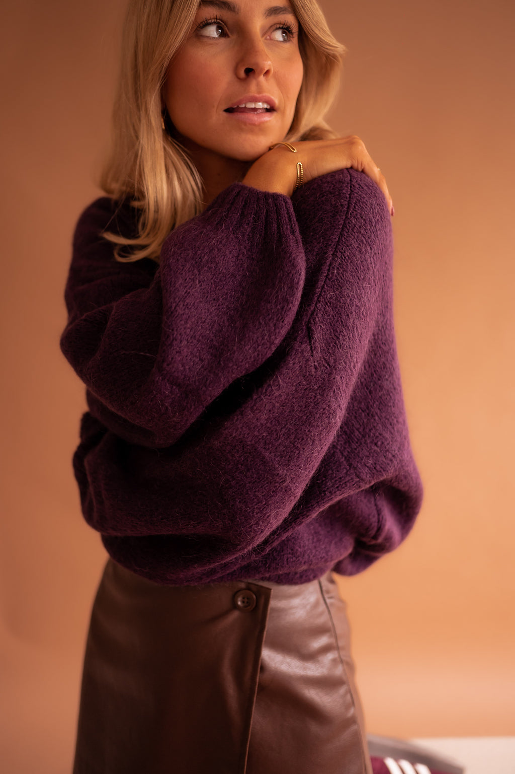 Sweater Joela - plum