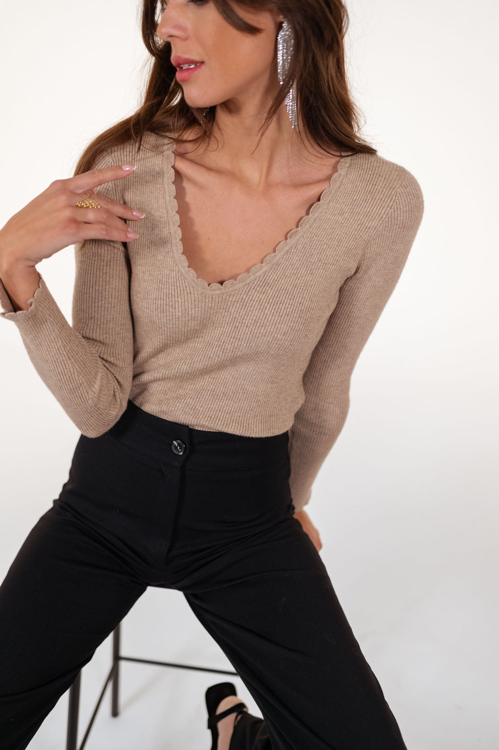 Sweater Juno - taupe