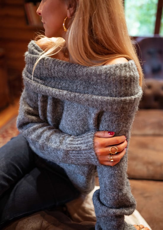 Sweater Melan - Grey