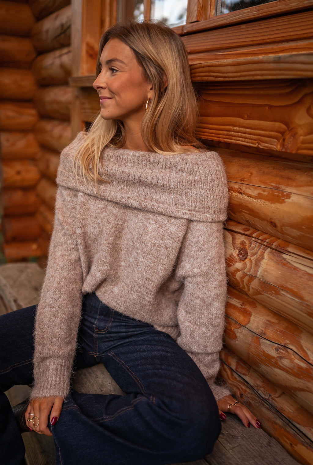 Pull Melan - taupe