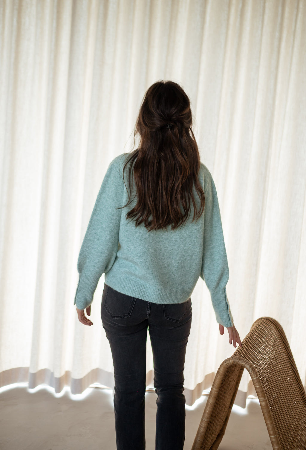 Pull Rubens - vert d’eau