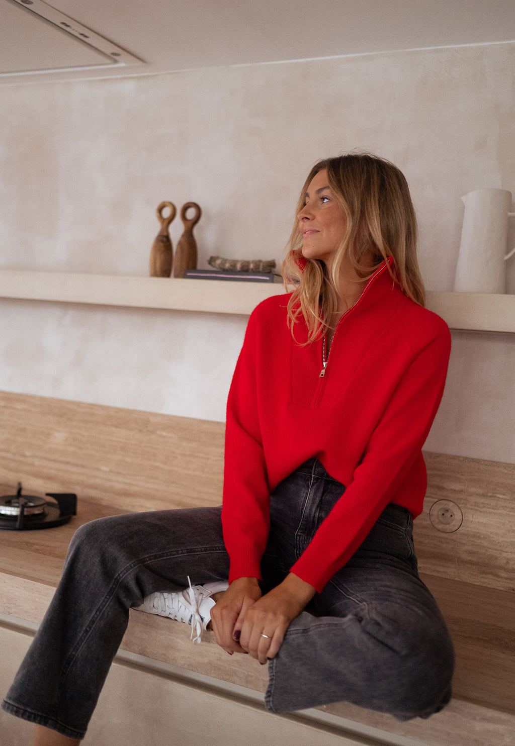 Sweater Ryo - red