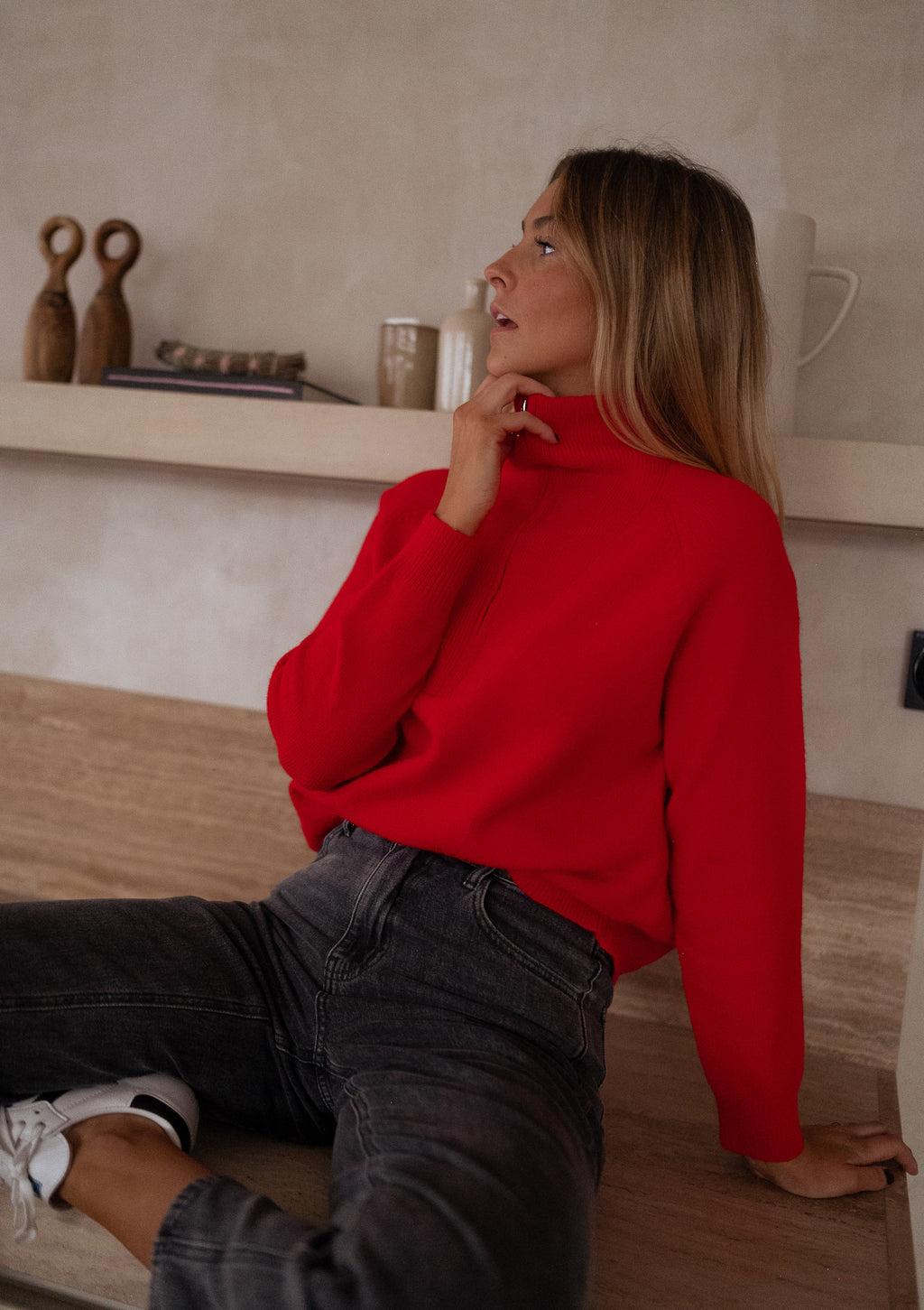 Sweater Ryo - red