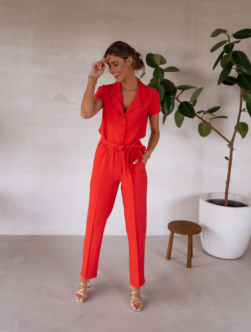 Rico jumpsuit - coral