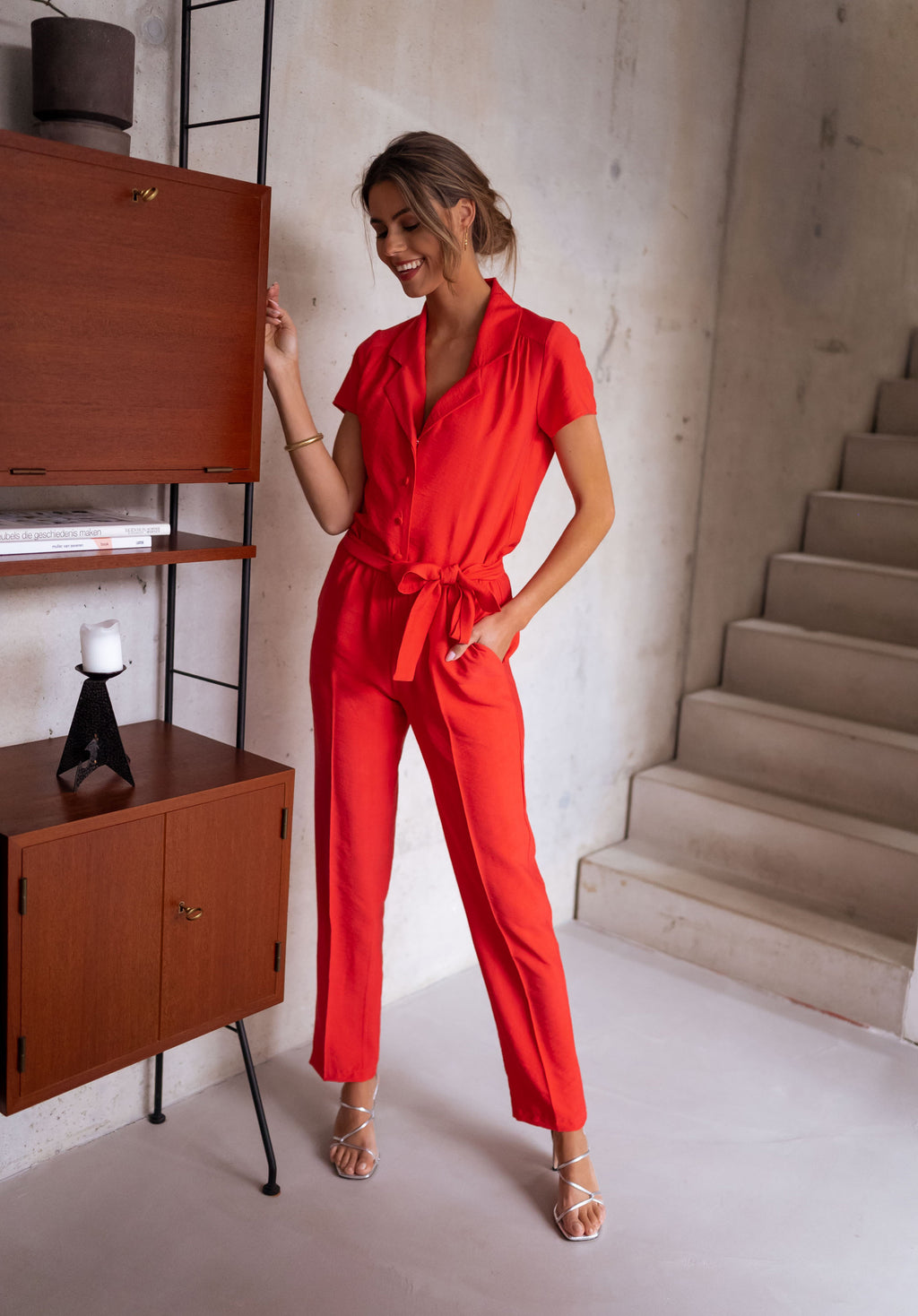 Rico jumpsuit - coral