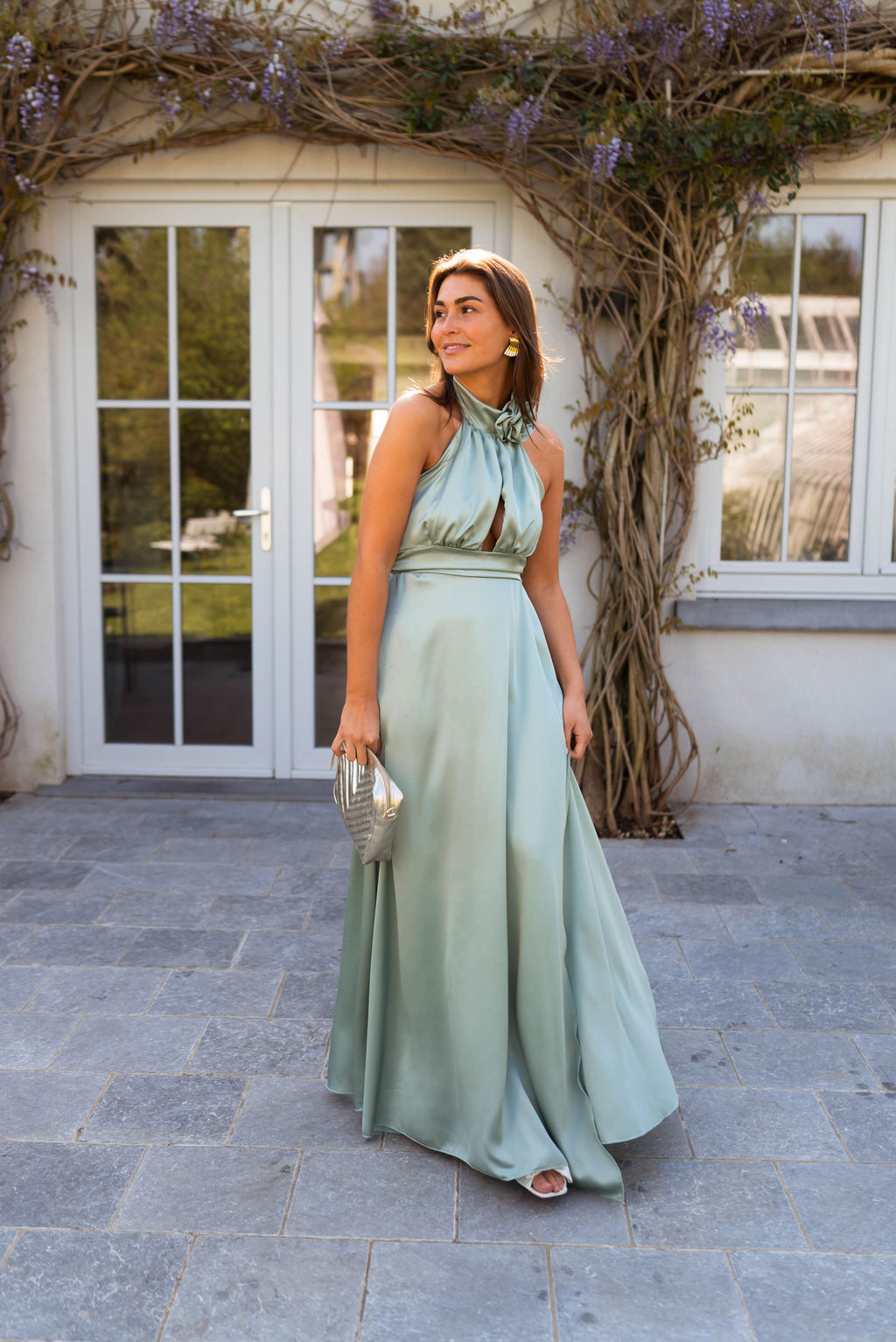 Amanda dress - sea green