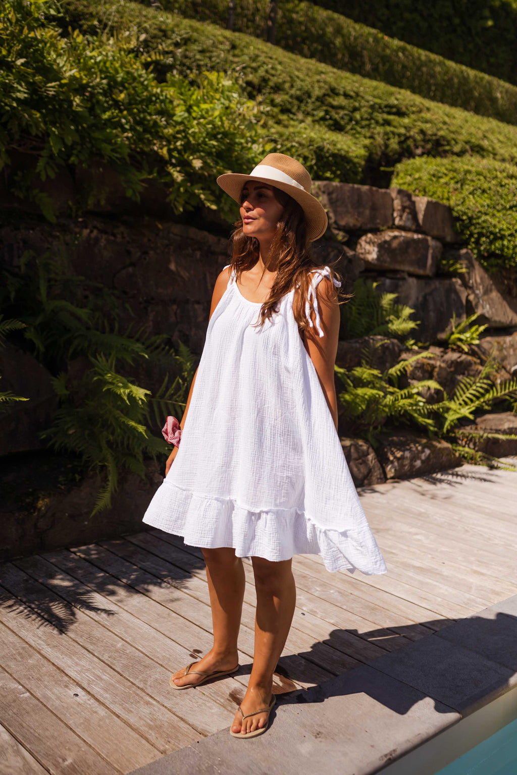 Robe Athenais - blanche