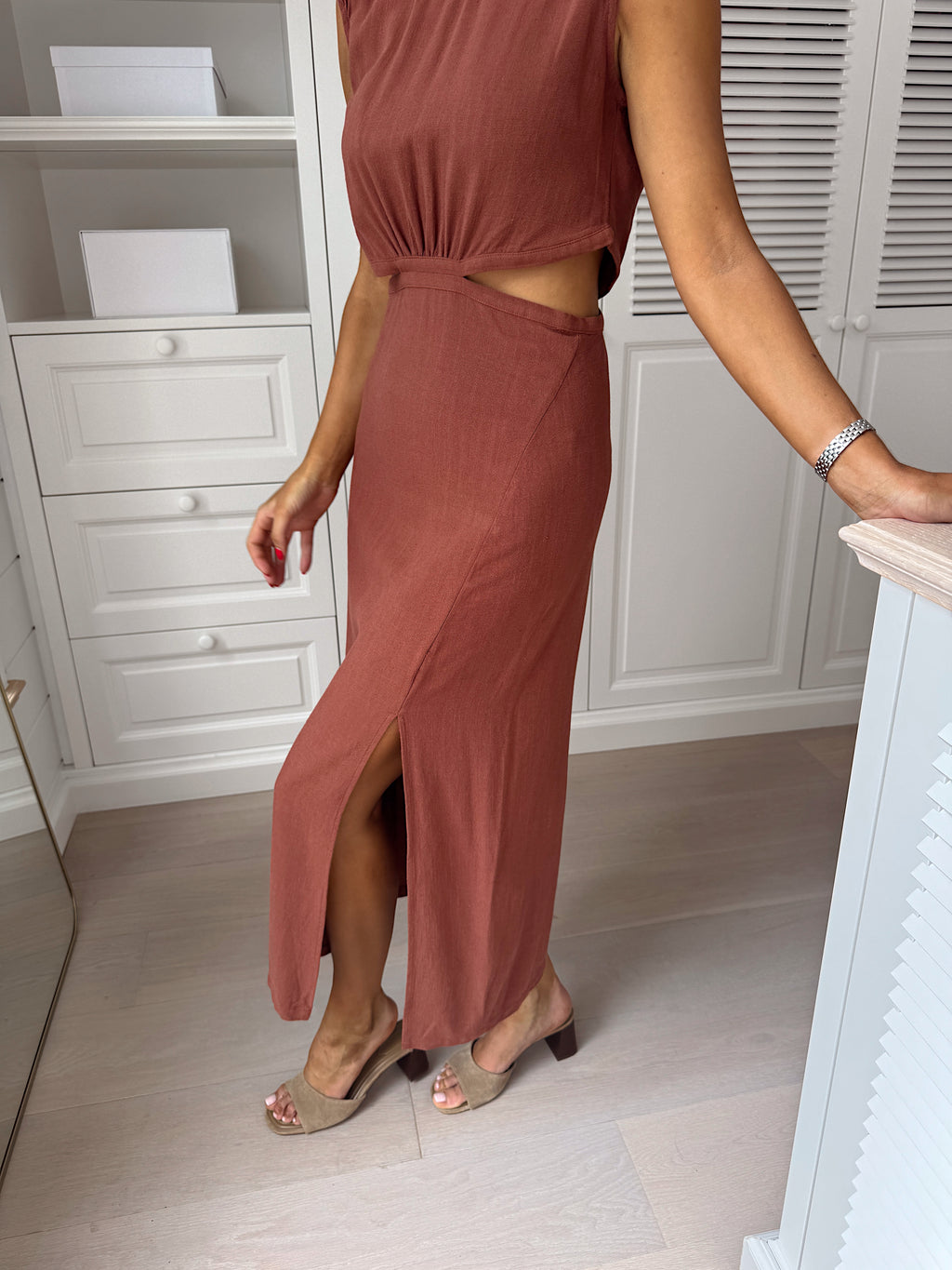 Aubry dress - chocolate