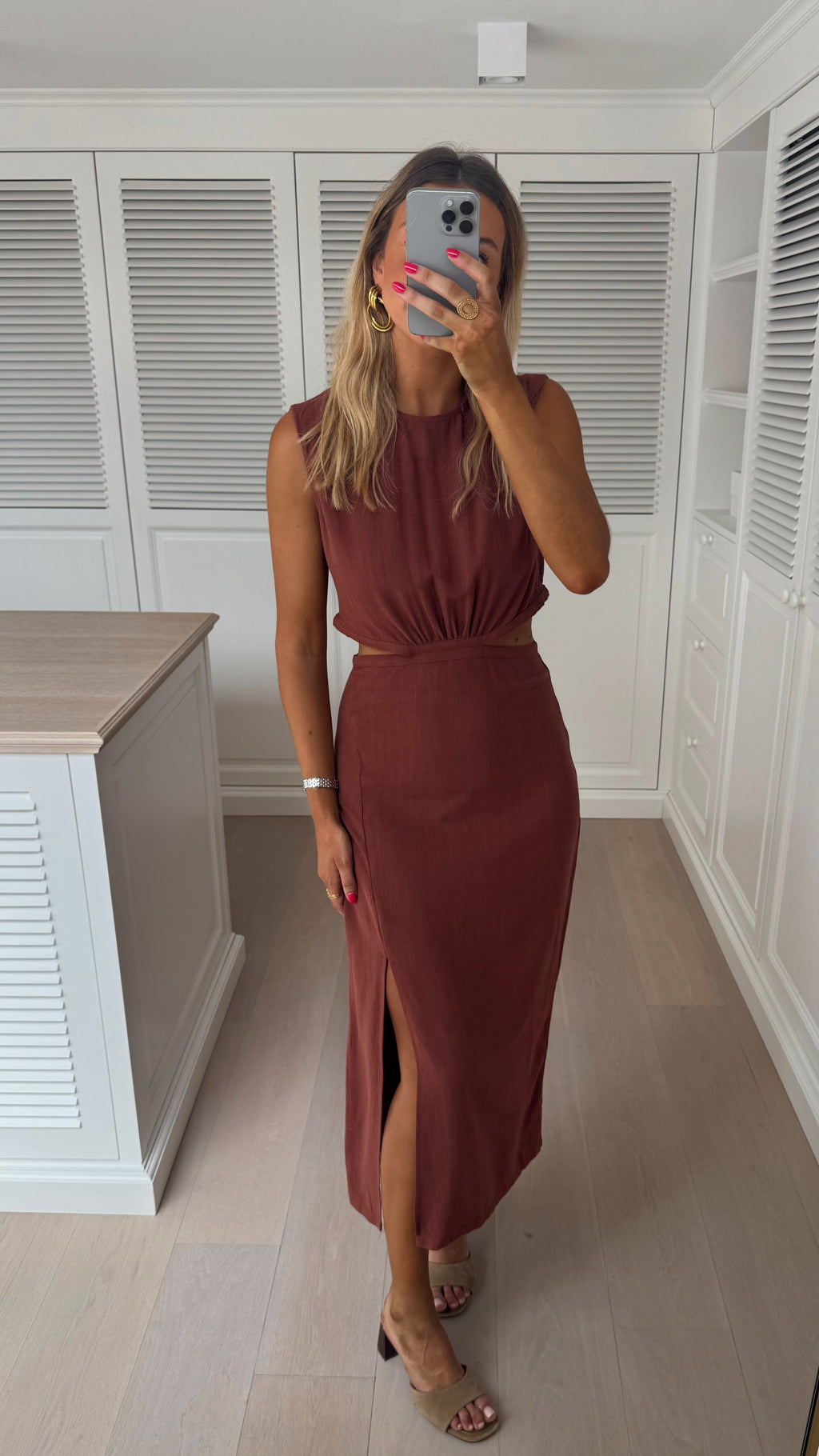 Aubry dress - chocolate