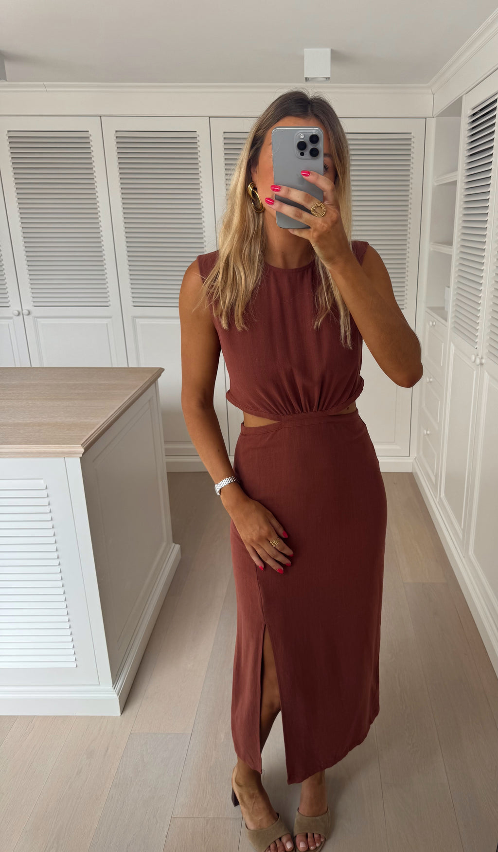 Aubry dress - chocolate