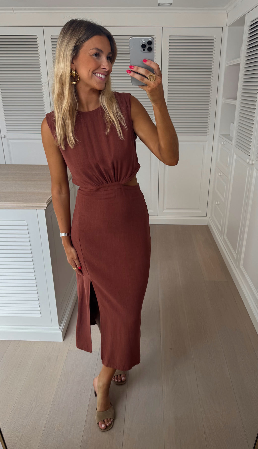 Aubry dress - chocolate