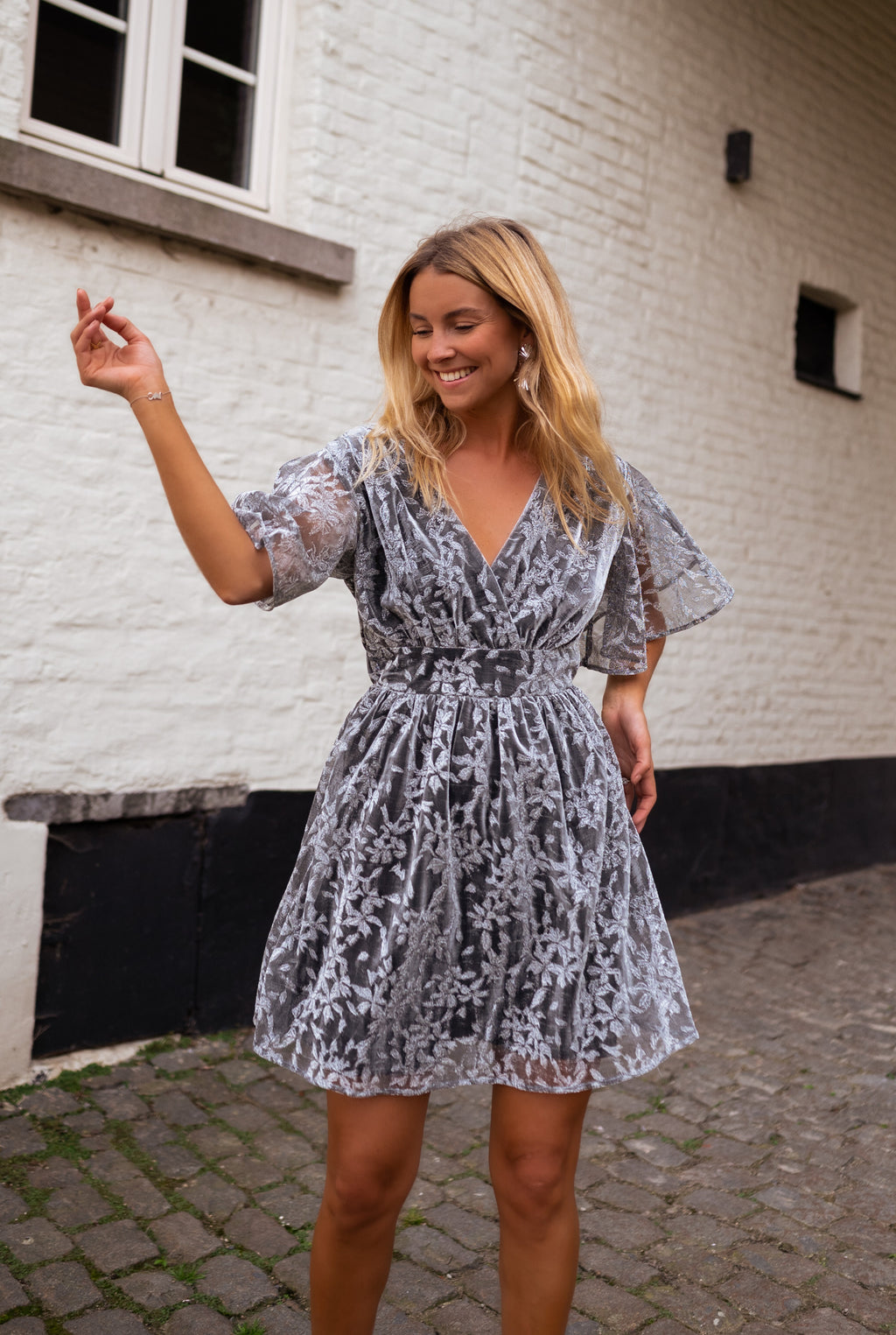 Celisse dress - silver