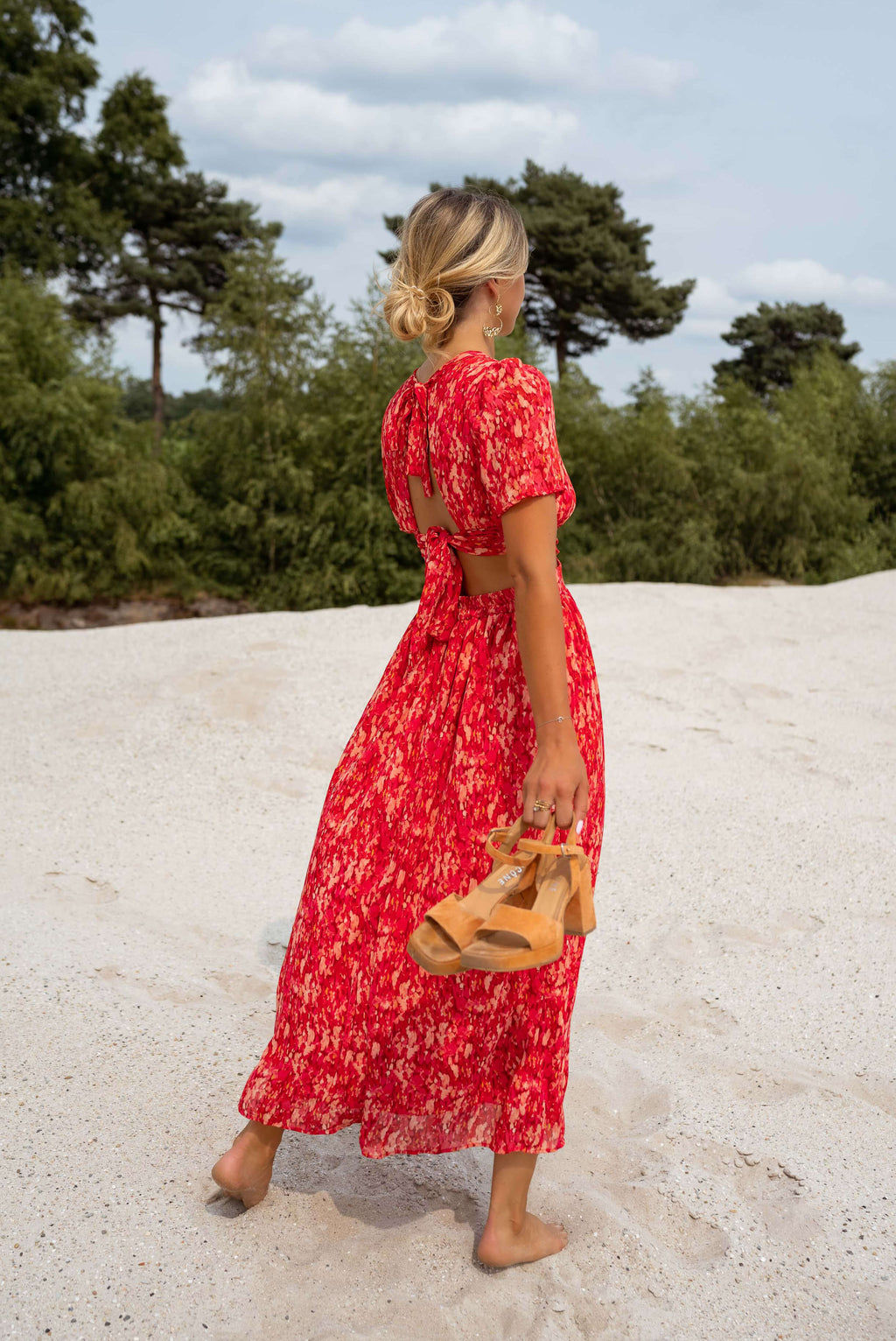 Robe Claudia - rouge