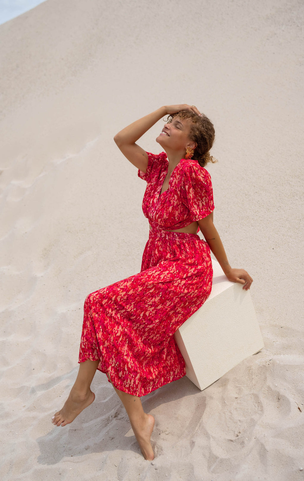Robe Claudia - rouge