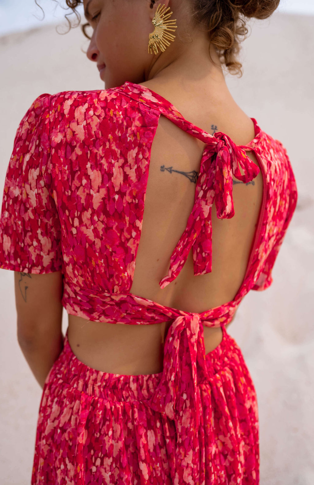 Robe Claudia - rouge