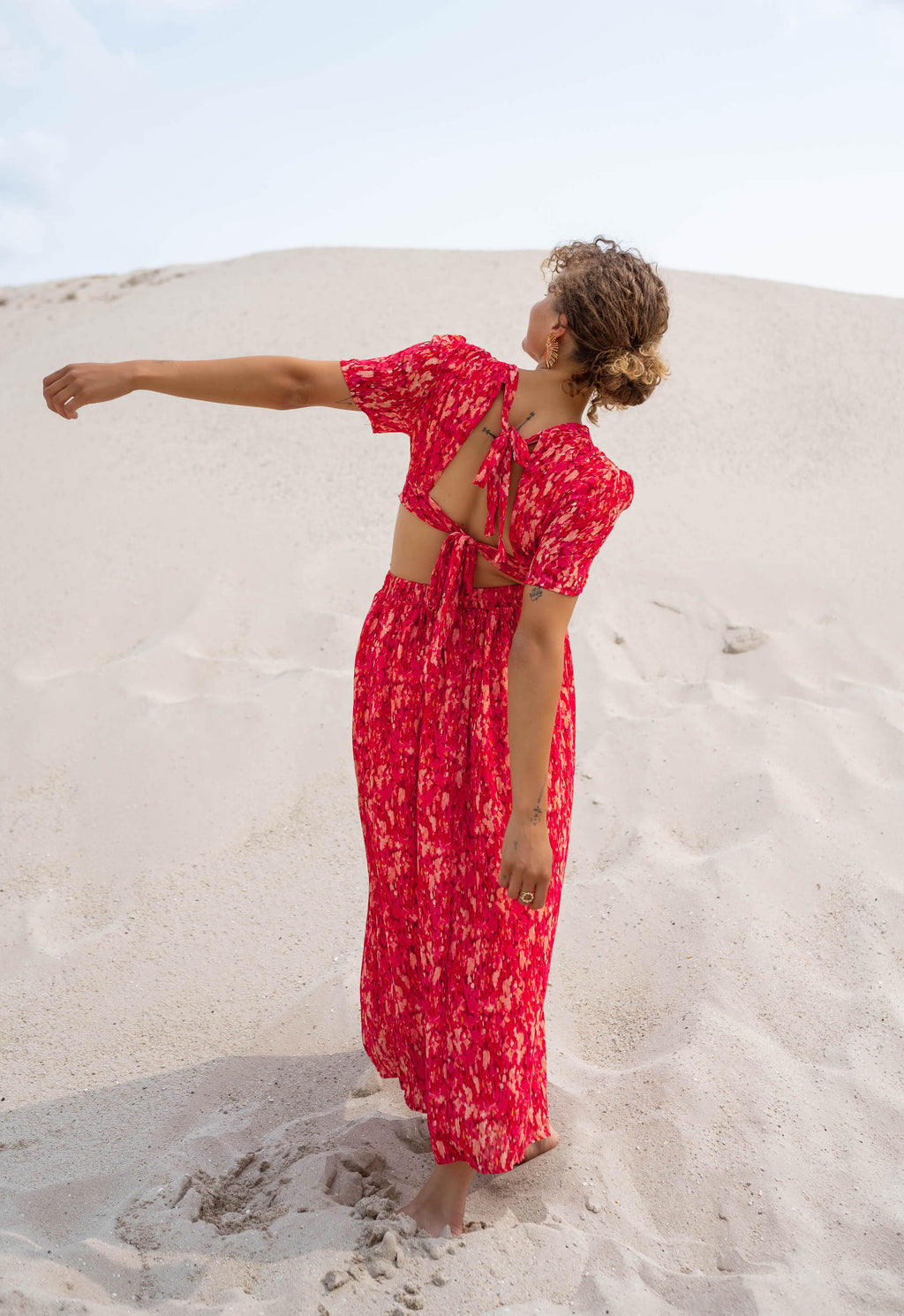 Robe Claudia - rouge