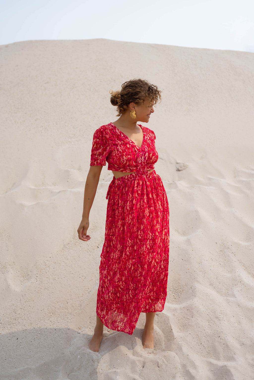 Robe Claudia - rouge