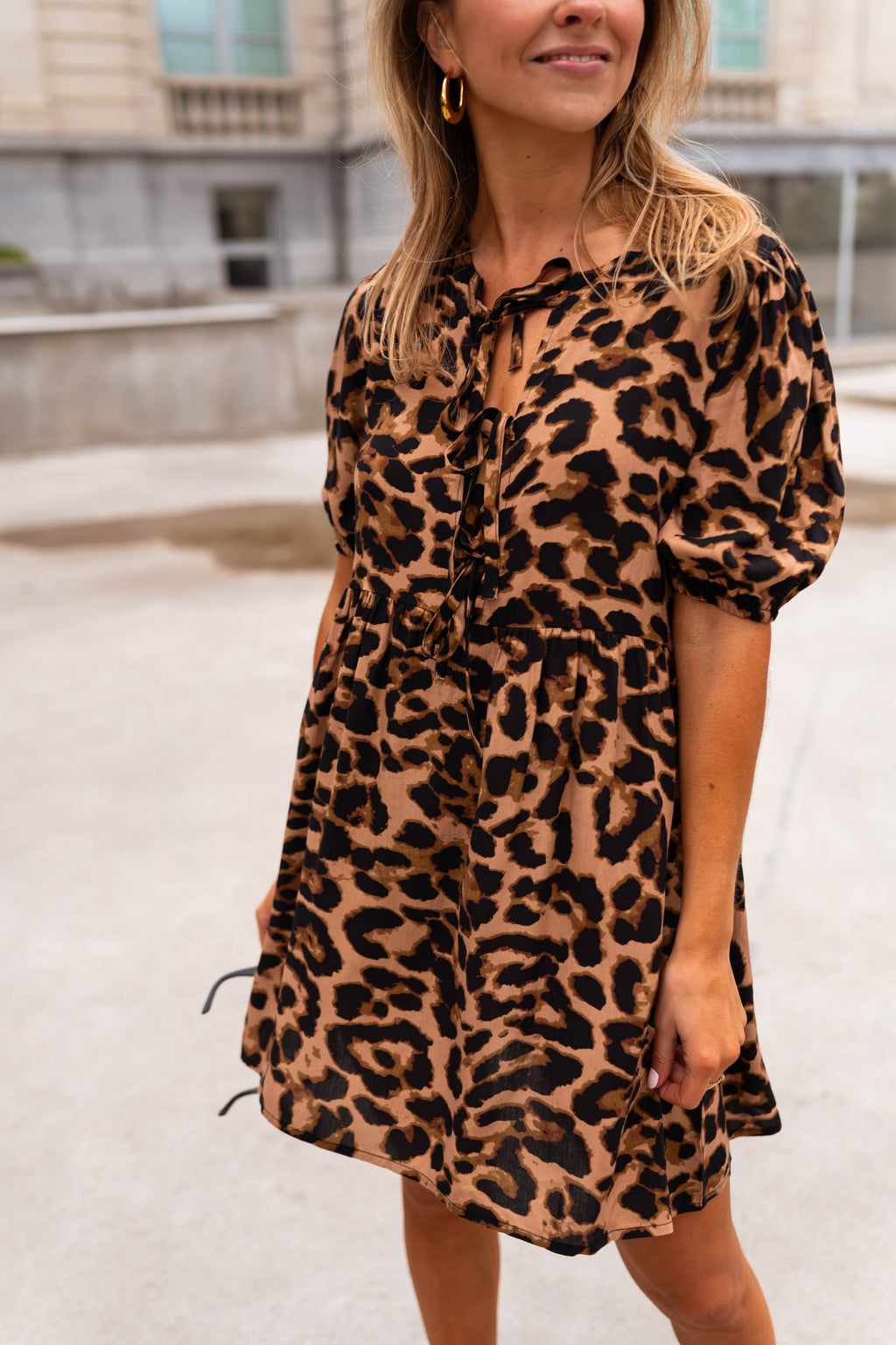 Miras dress - leopard