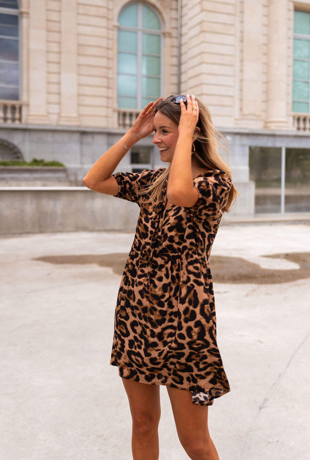 Miras dress - leopard