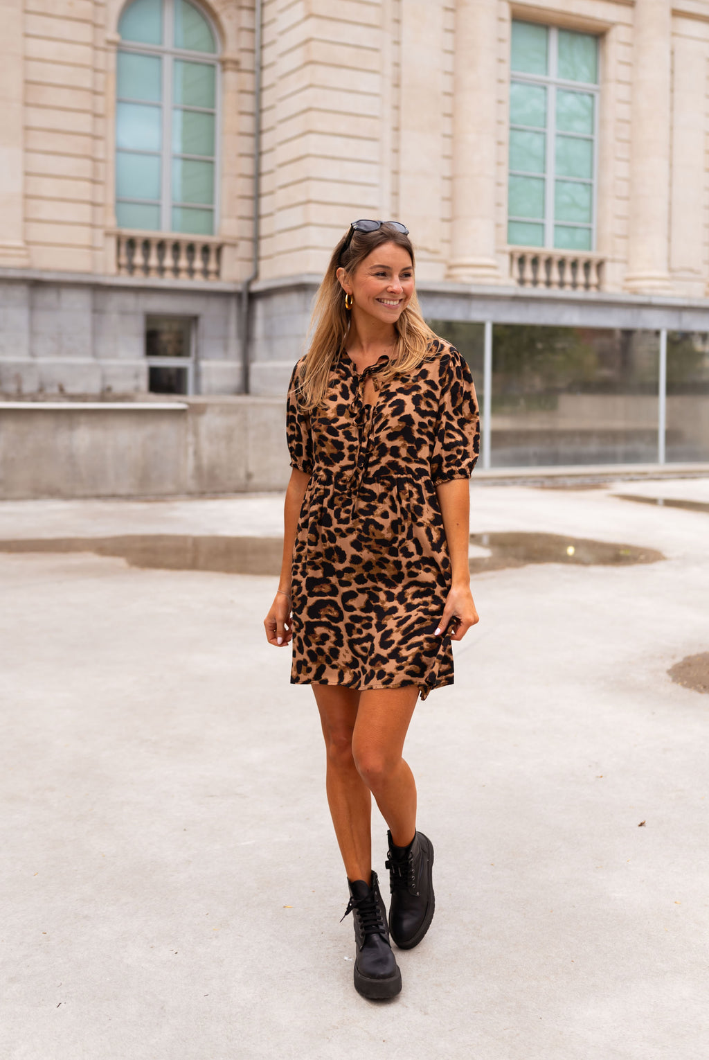 Miras dress - leopard