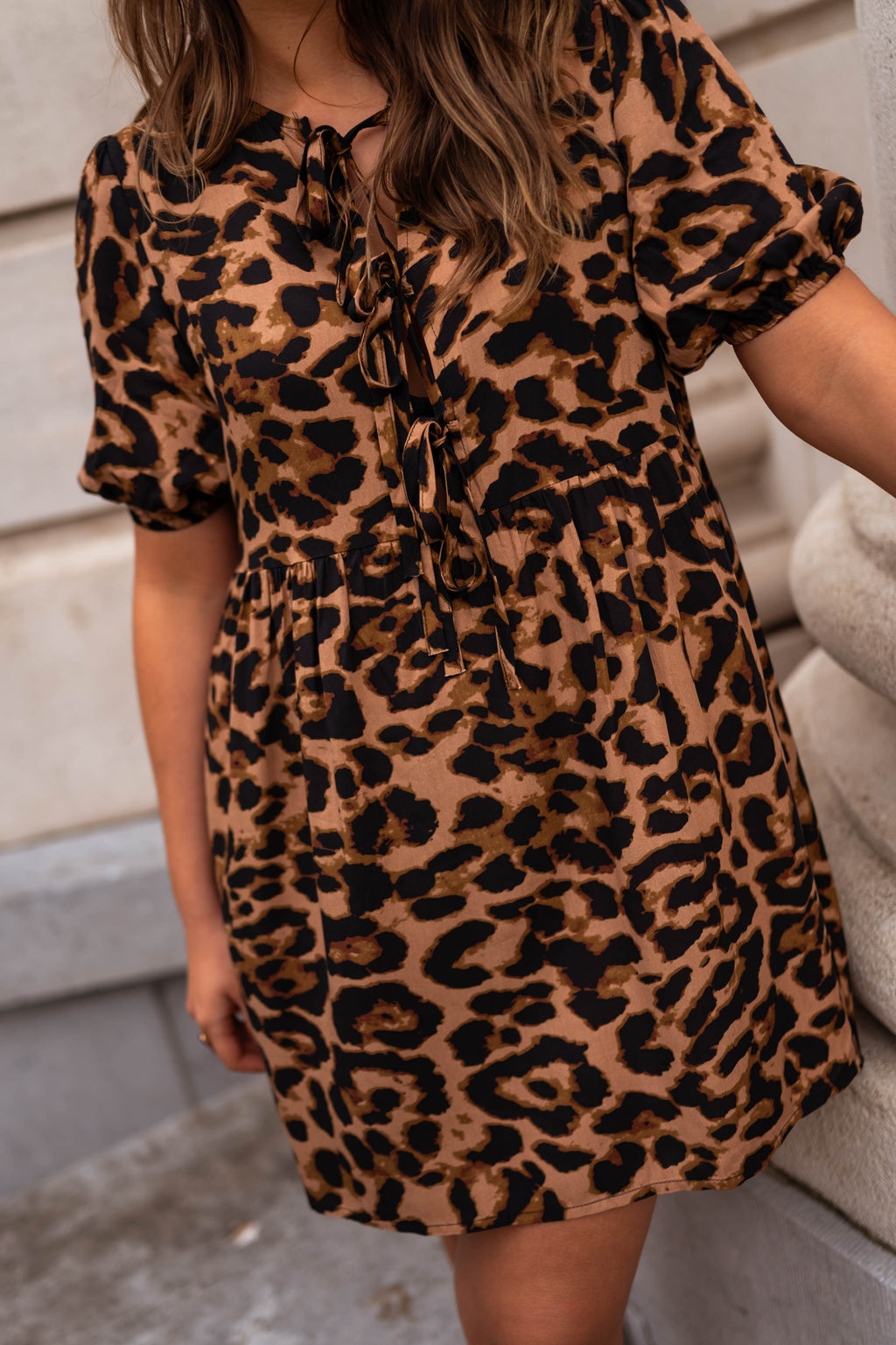 Miras dress - leopard