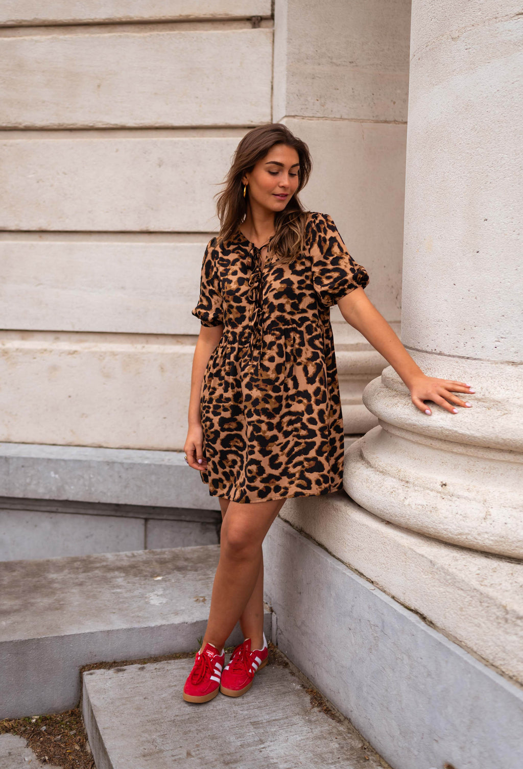 Miras dress - leopard