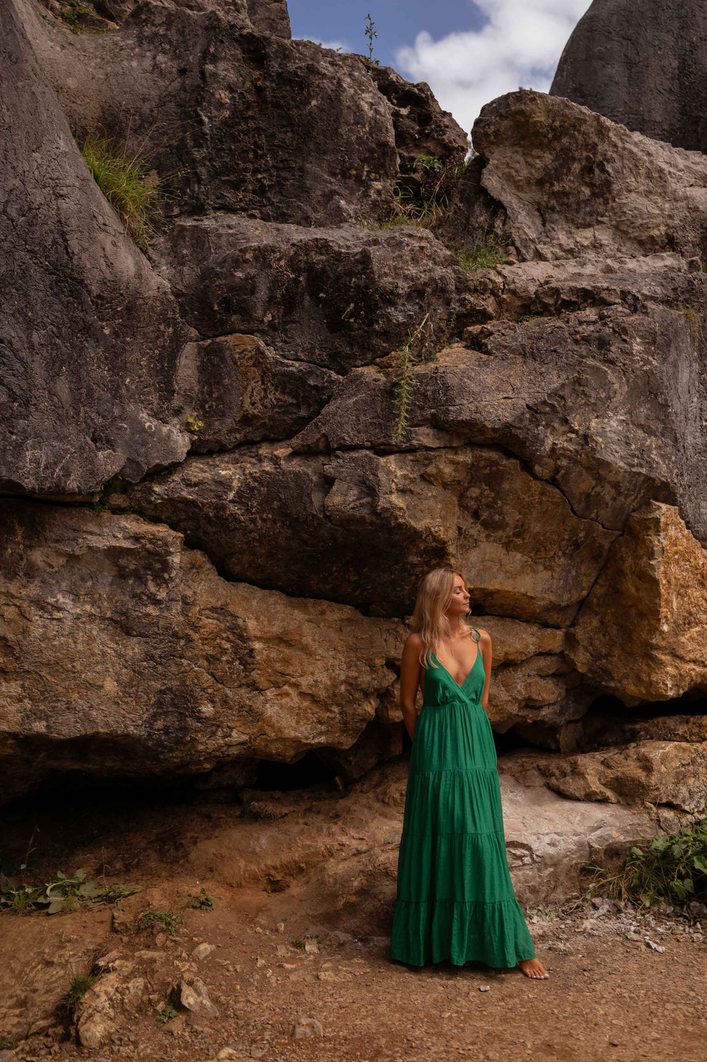 Olympe dress - green