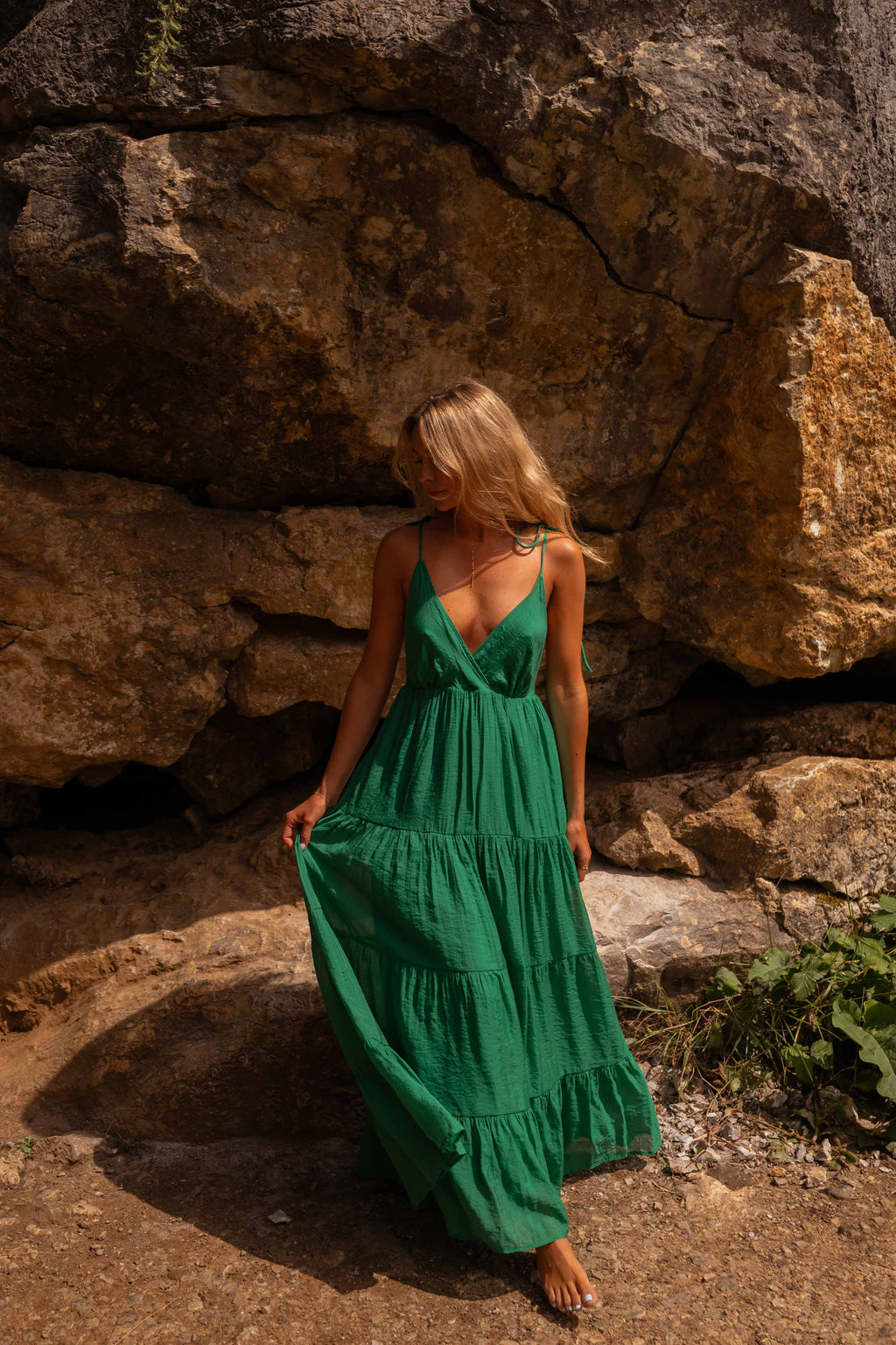 Olympe dress - green