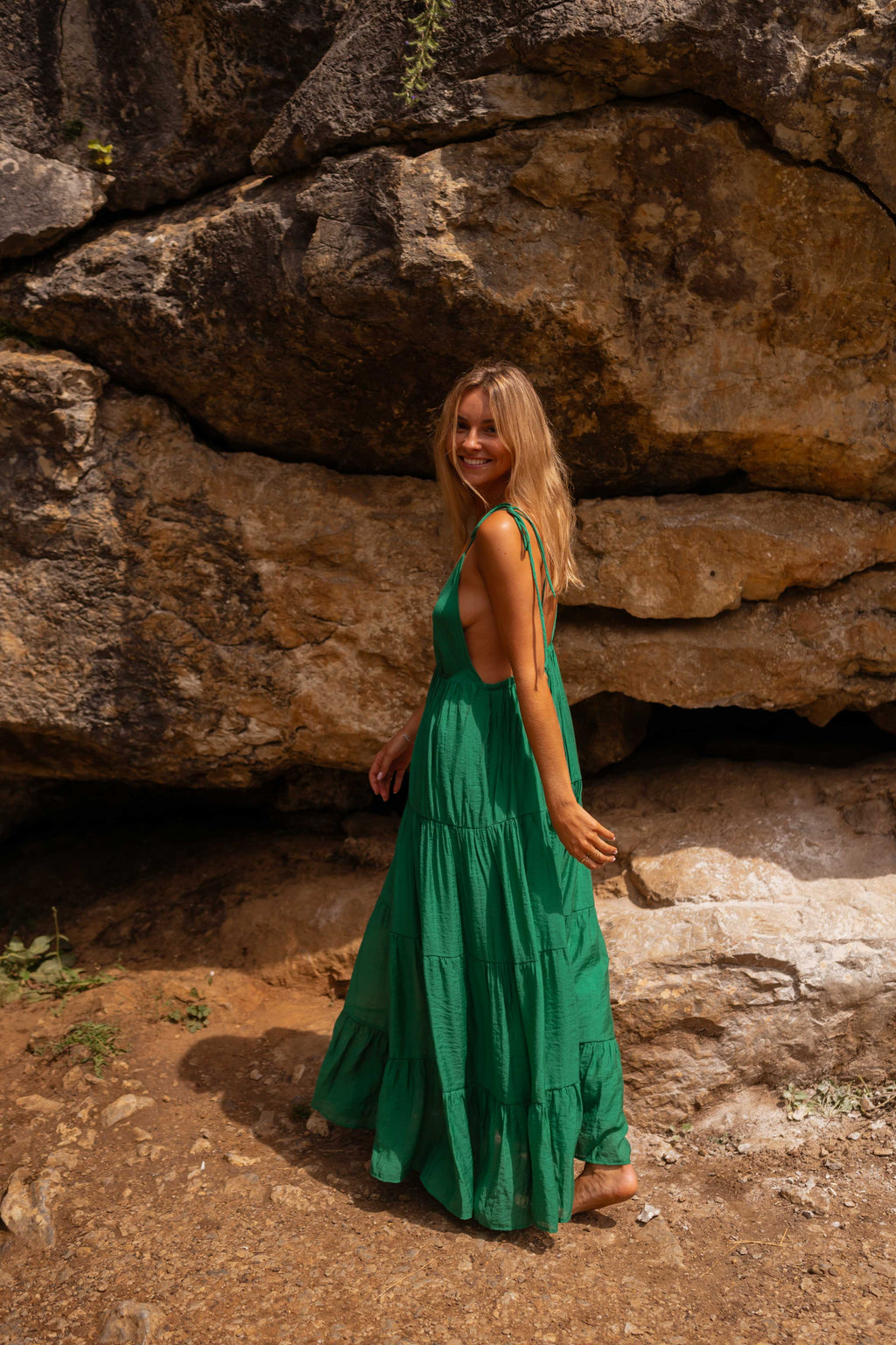 Olympe dress - green
