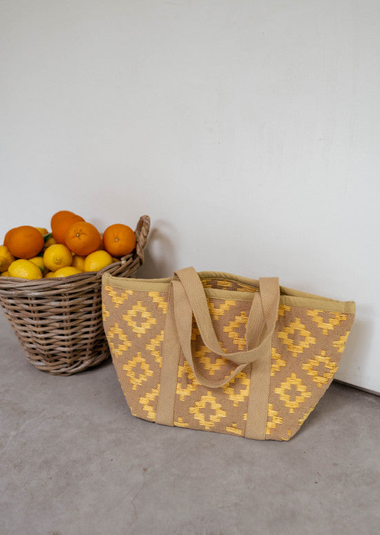 Lovell bag - Beige and yellow