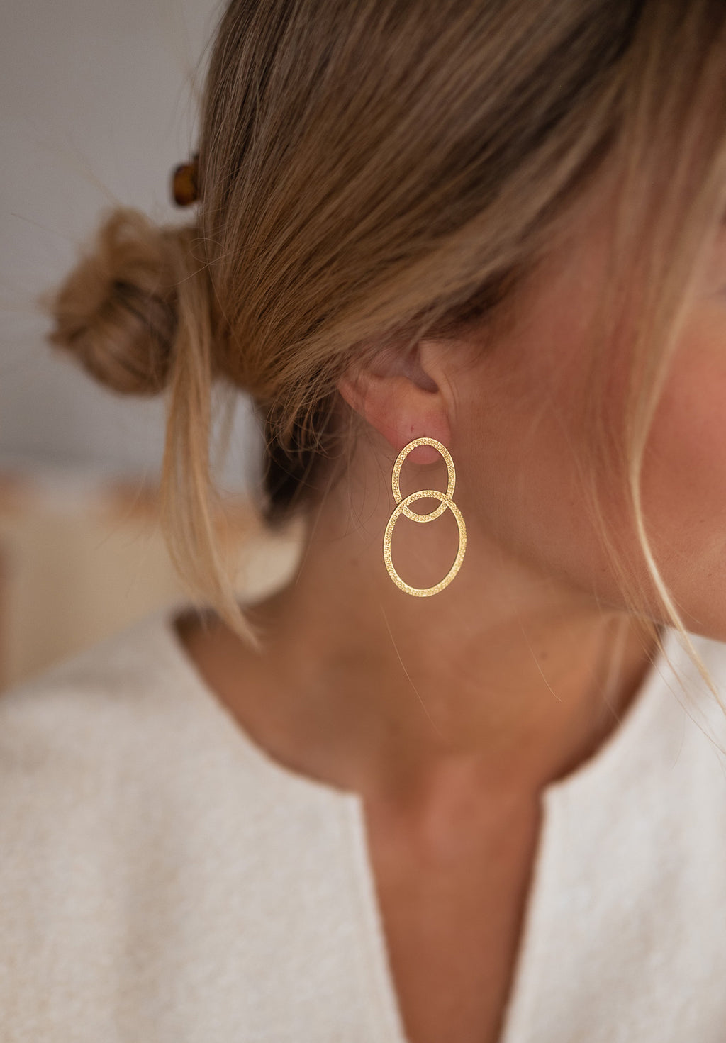 Salina earrings - Golden