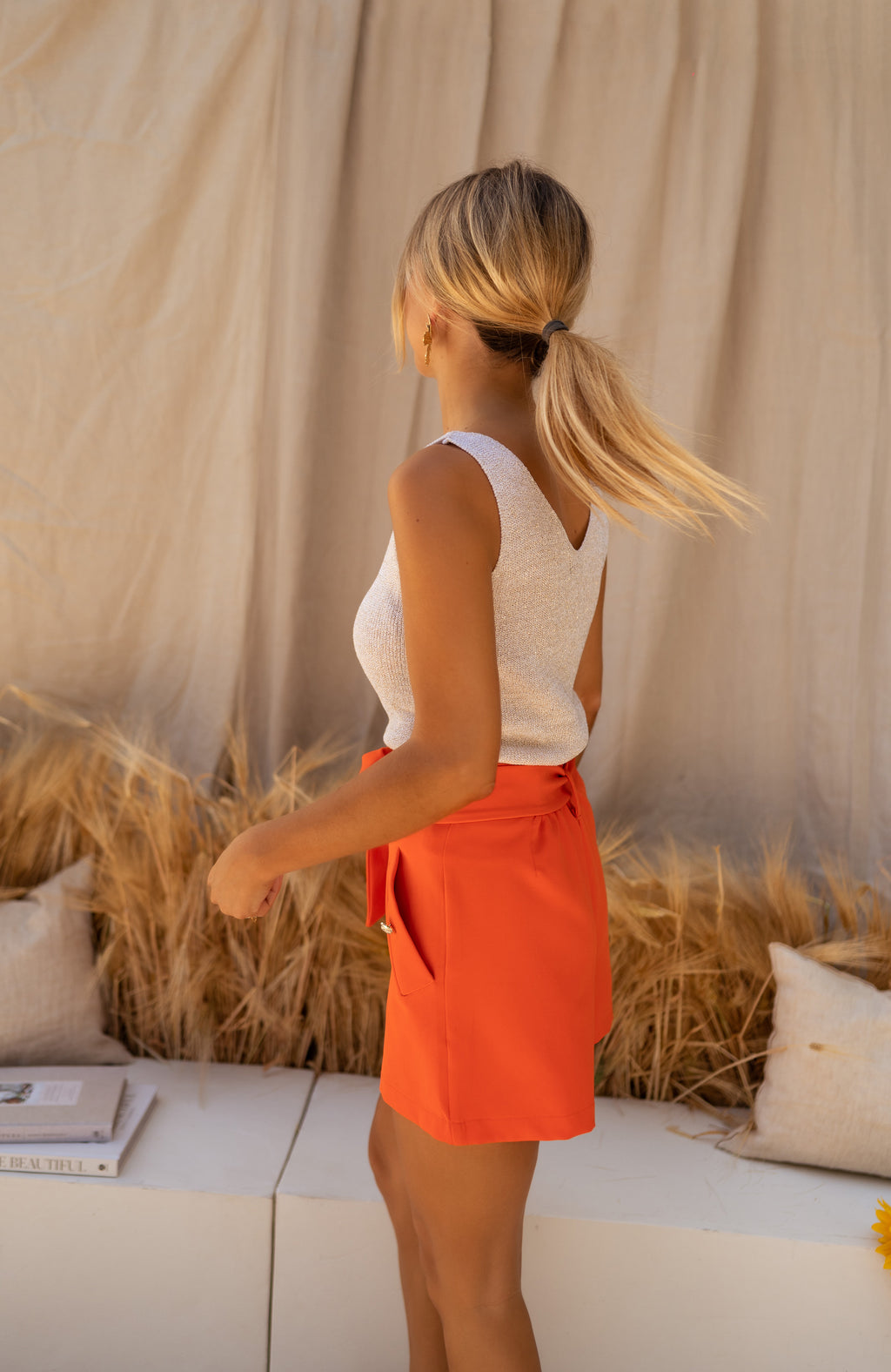 Short Claro - orange
