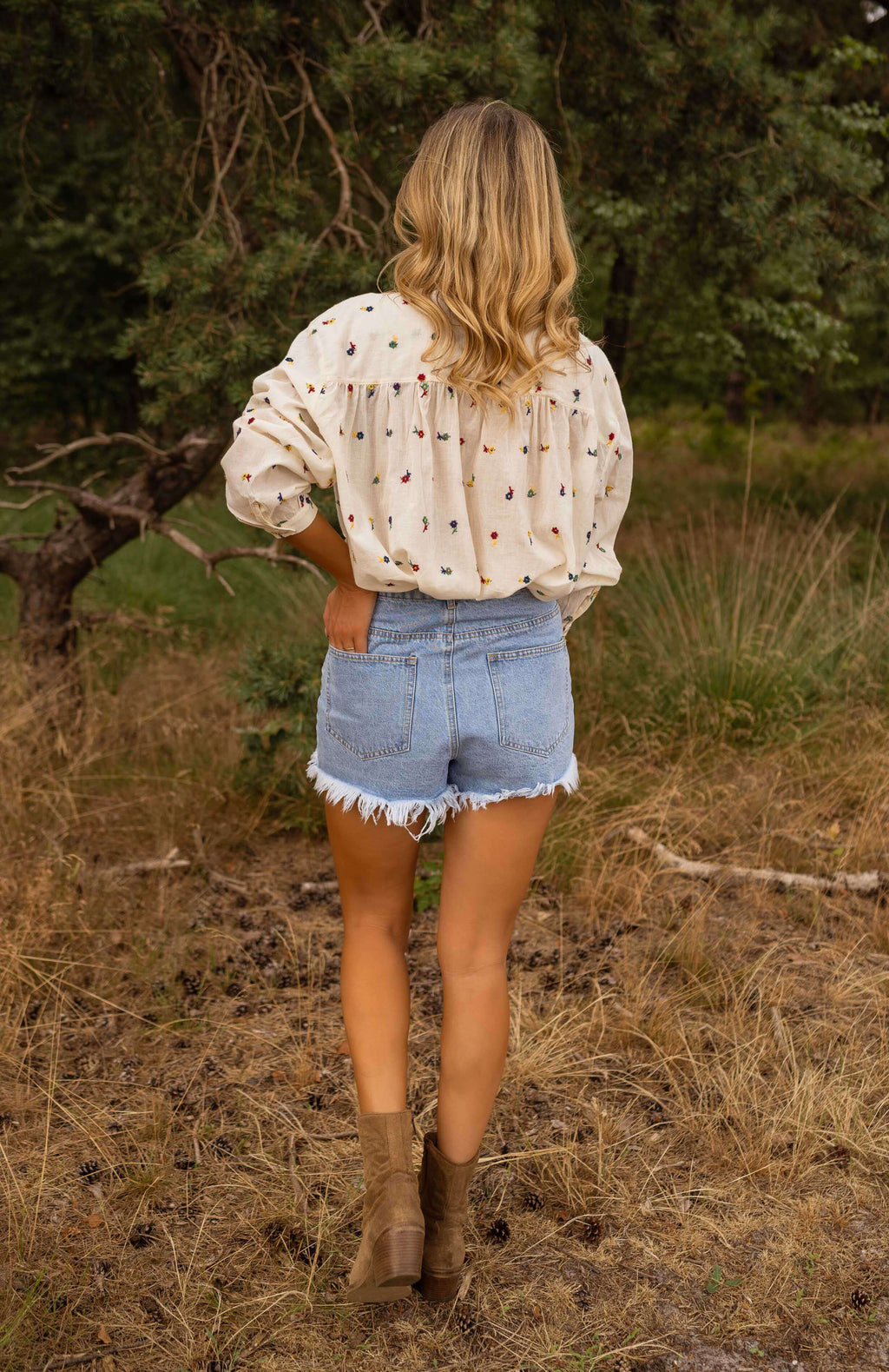 Franck denim shorts - Blue