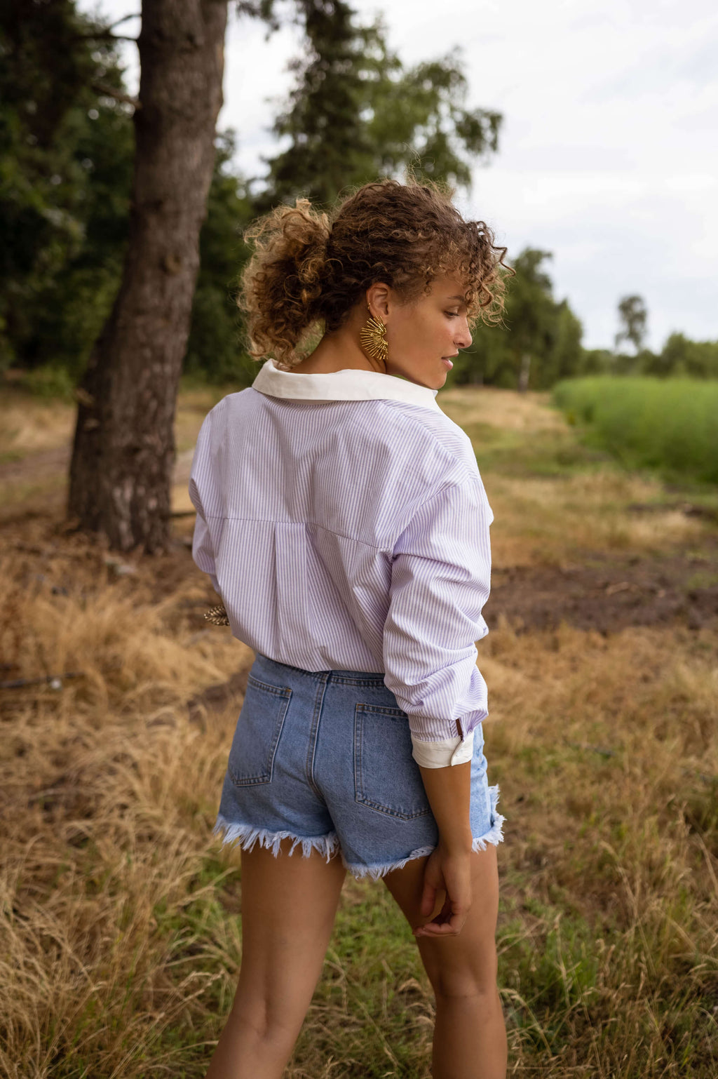 Franck denim shorts - Blue
