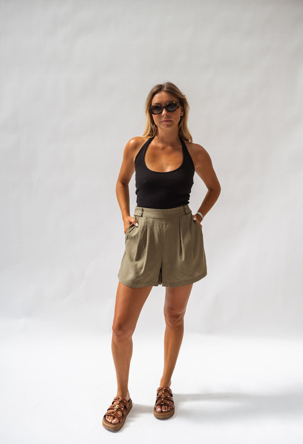 Short Lison - kaki